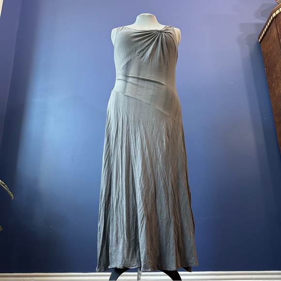 Ronan Chen Black Gray Cotton Dress Vest Ensemble 5 Medium - Picture 4 of 8